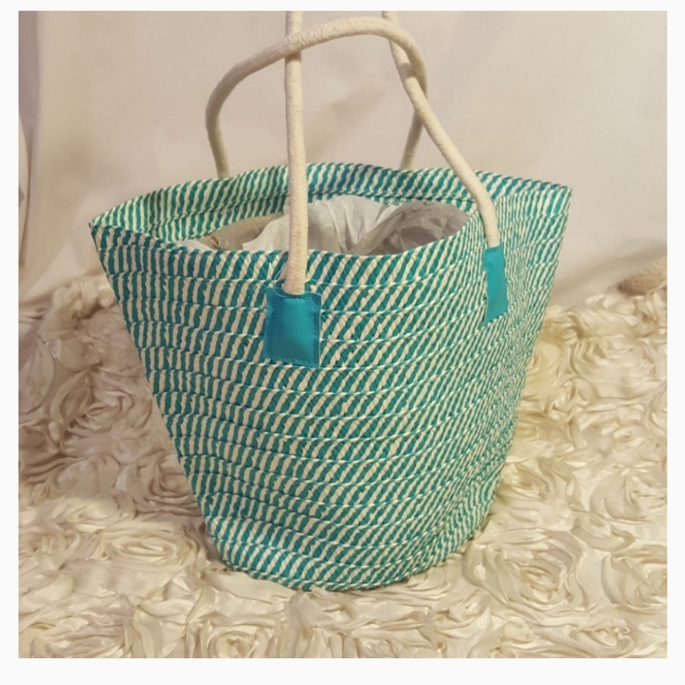 Woven Tote Bag Summer Beach Purse